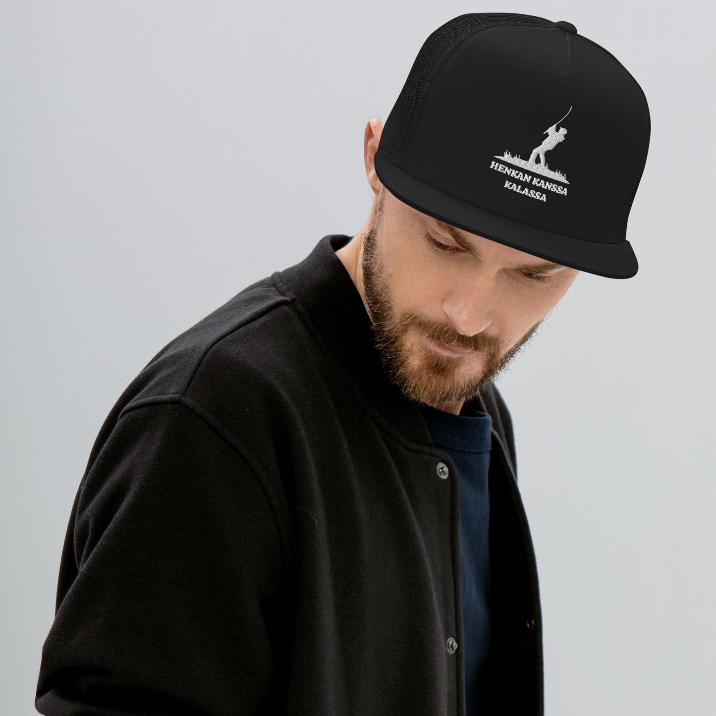 "Henkan kanssa kalassa" trucker lippis