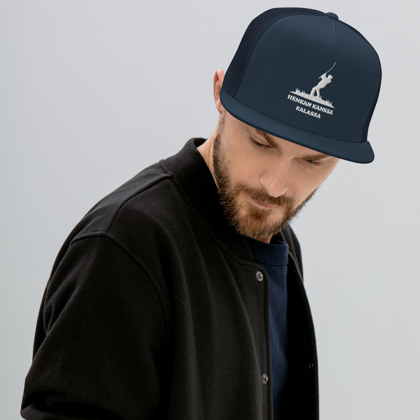 "Henkan kanssa kalassa" trucker lippis