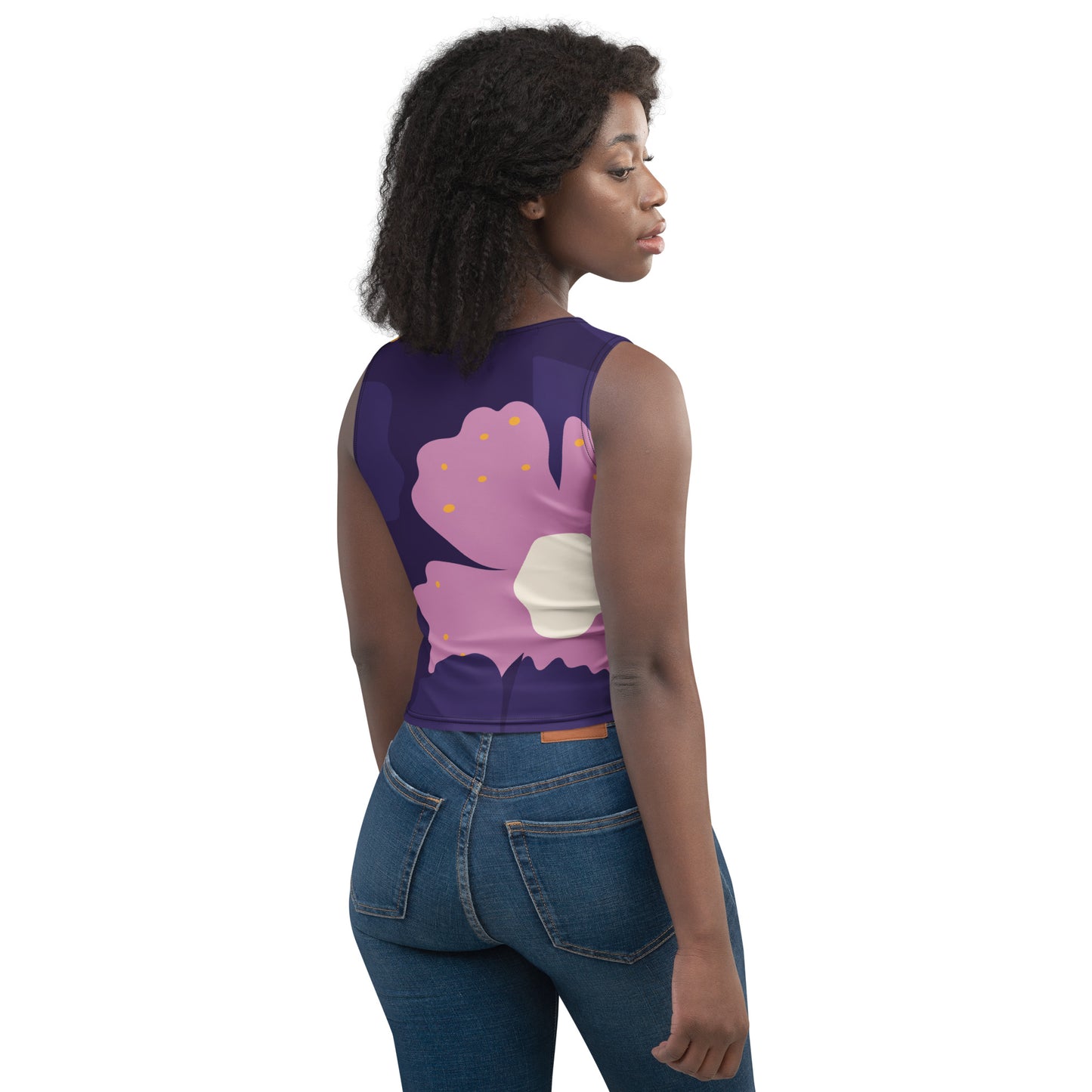"Kukka" naisten ohut crop top