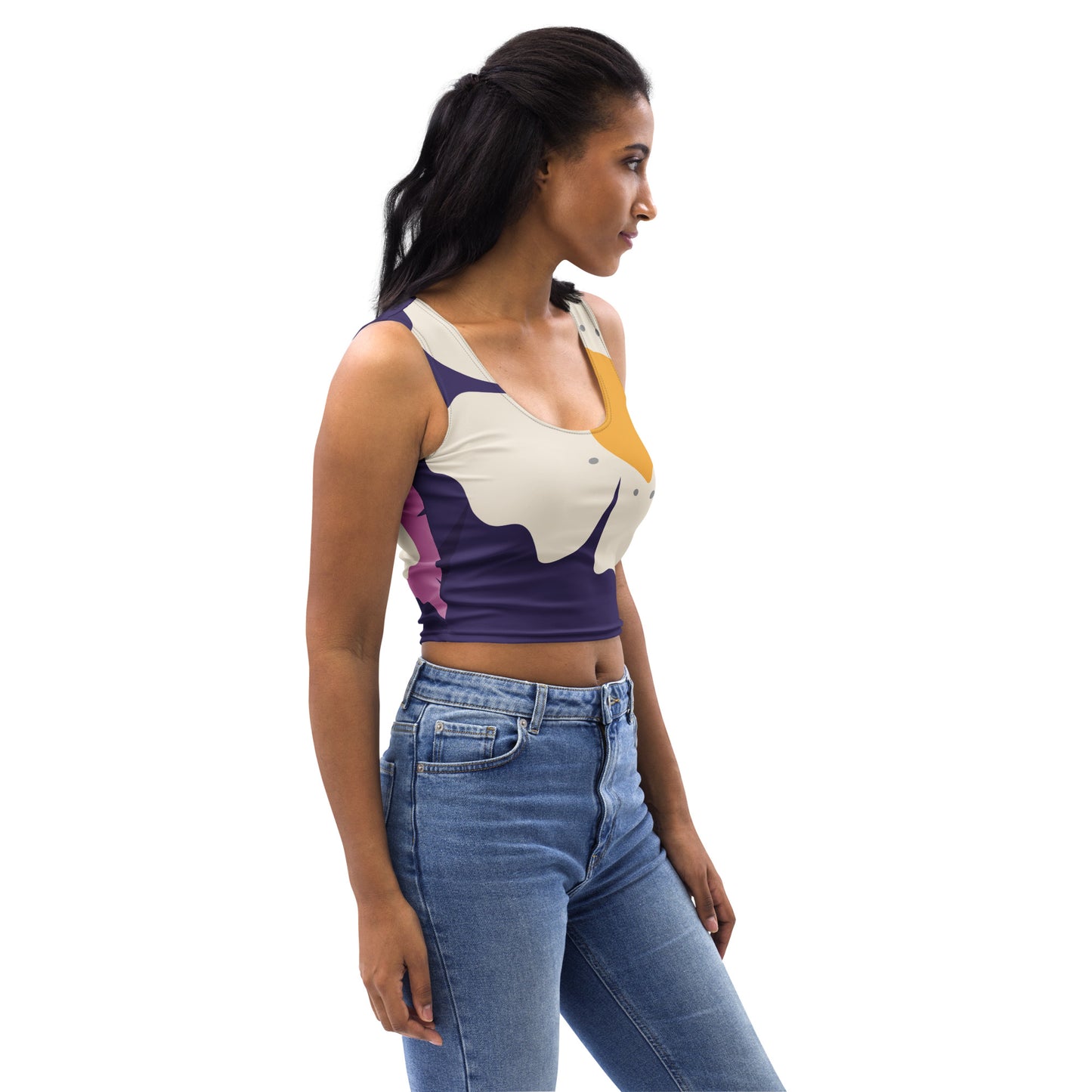 "Kukka" naisten ohut crop top