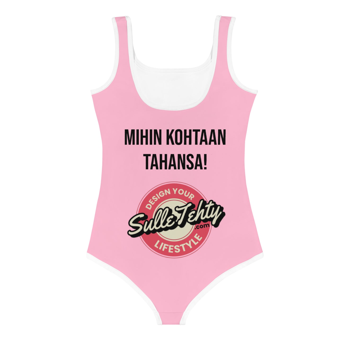 Children's swimsuit with DTG printing