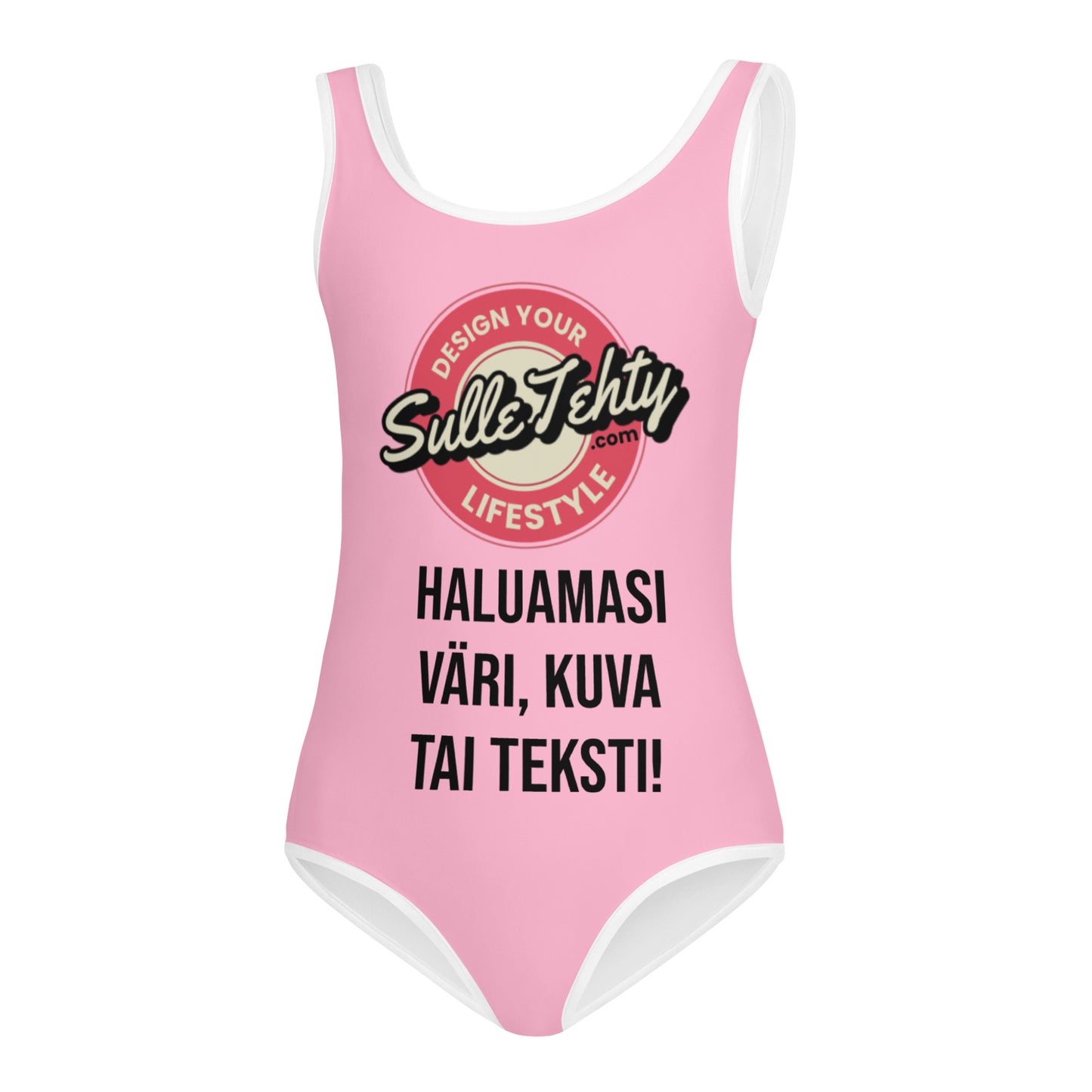 Children's swimsuit with DTG printing