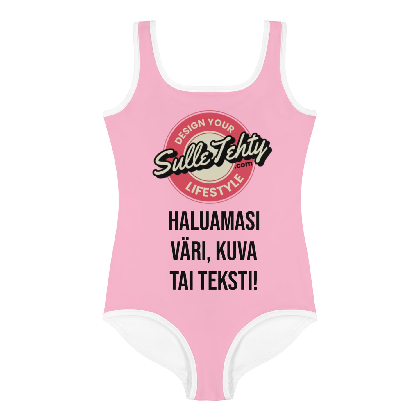 Children's swimsuit with DTG printing