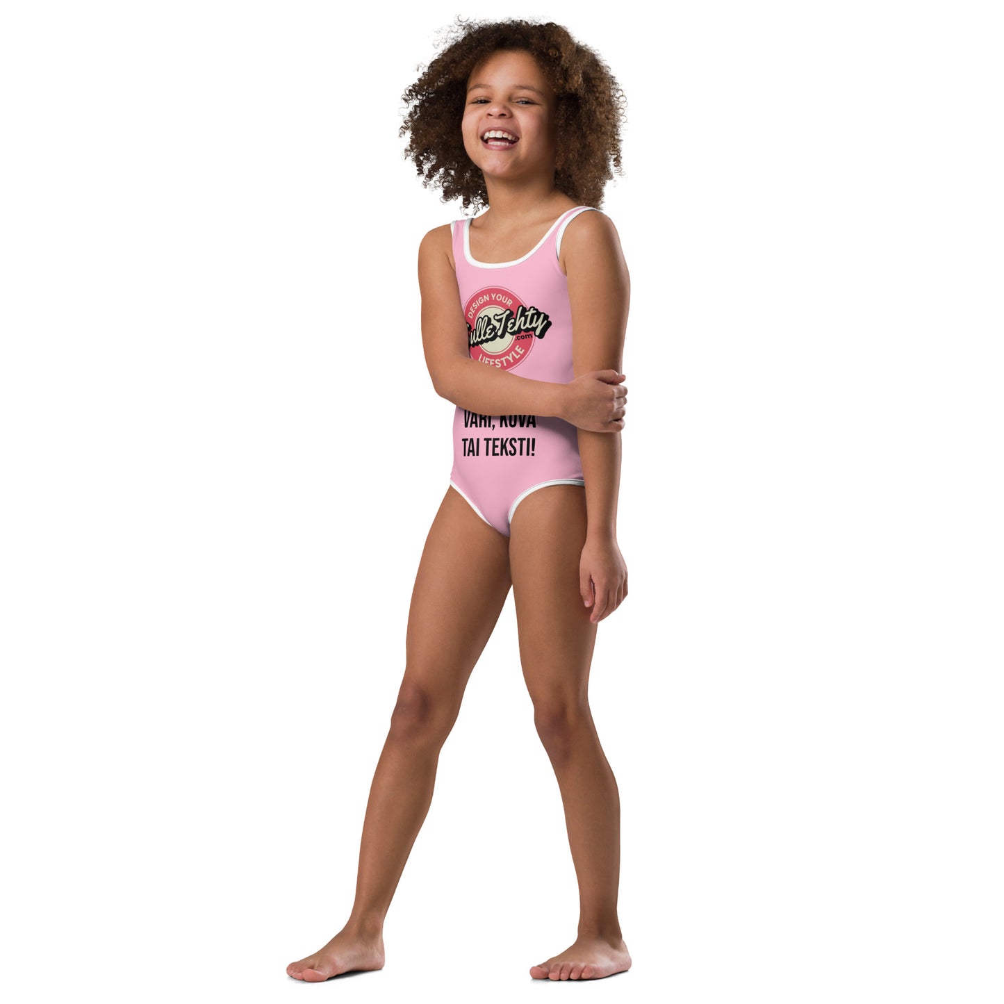 Children's swimsuit with DTG printing