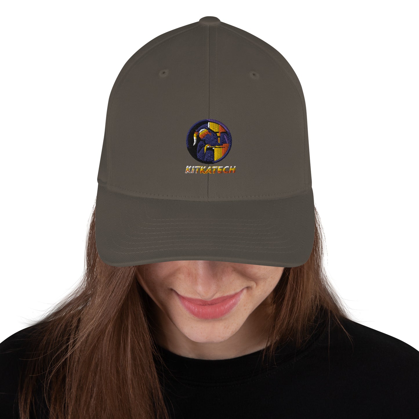 "Kitkatech" dad cap lippis