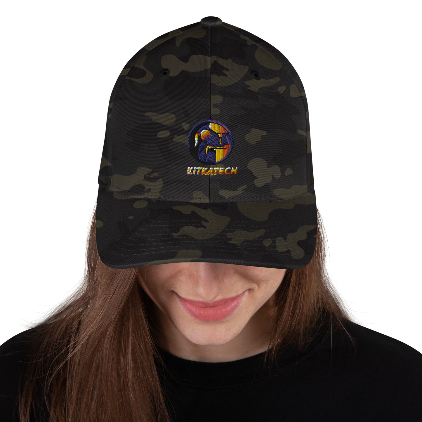 "Kitkatech" dad cap lippis