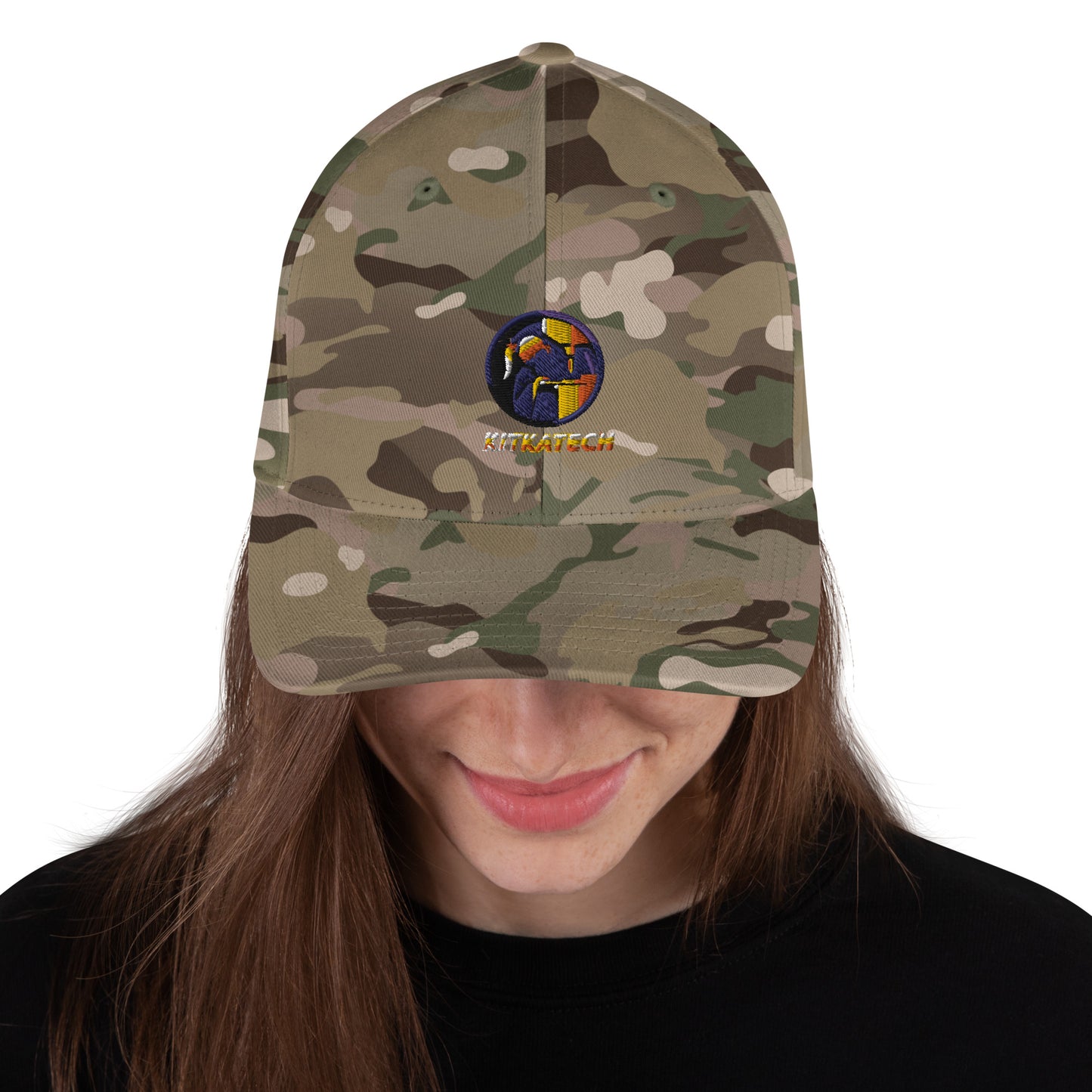 "Kitkatech" dad cap lippis