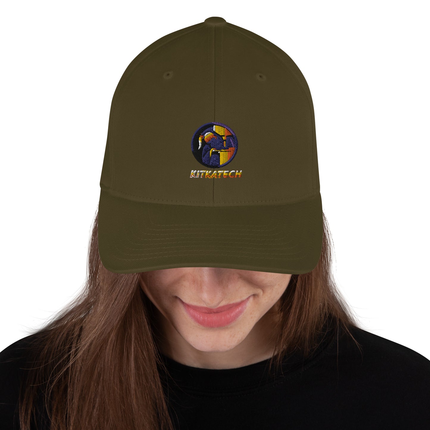 "Kitkatech" dad cap lippis