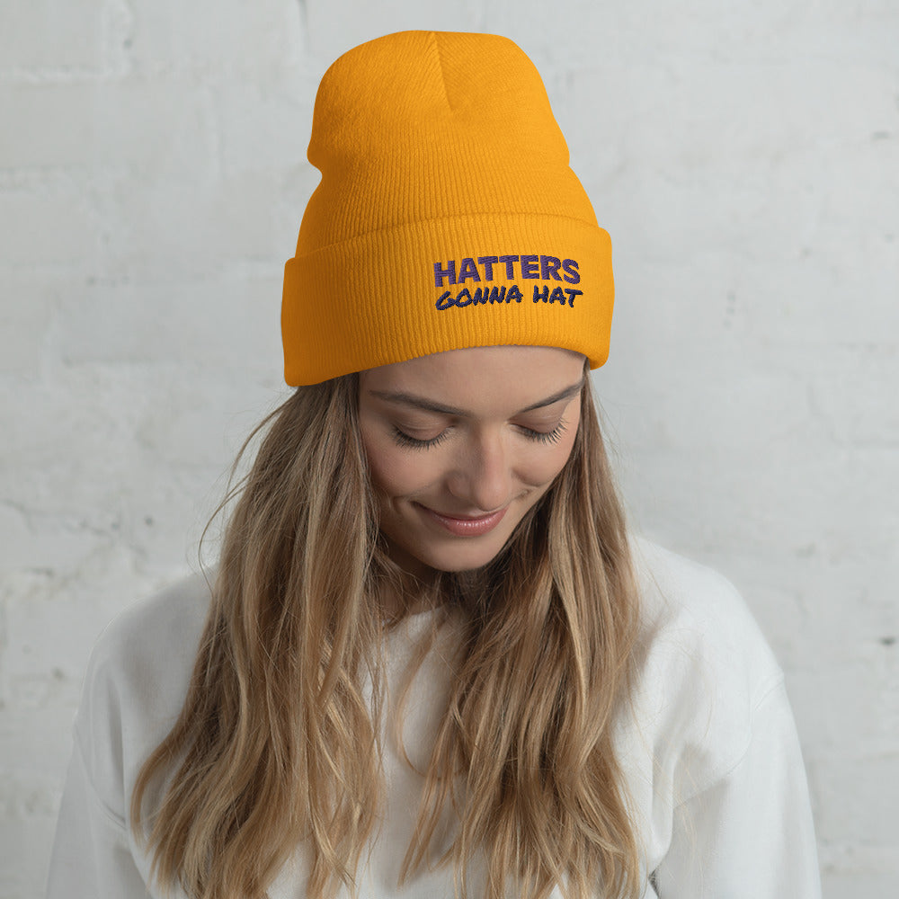 hatters gonna hat pipo tekstillä
