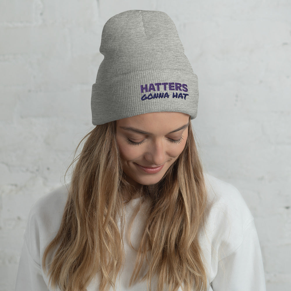 hatters gonna hat pipo tekstillä