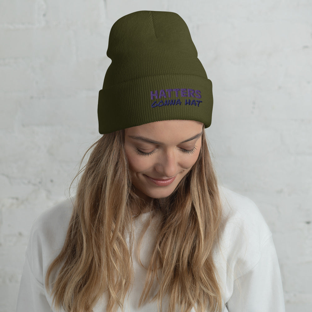 hatters gonna hat pipo tekstillä