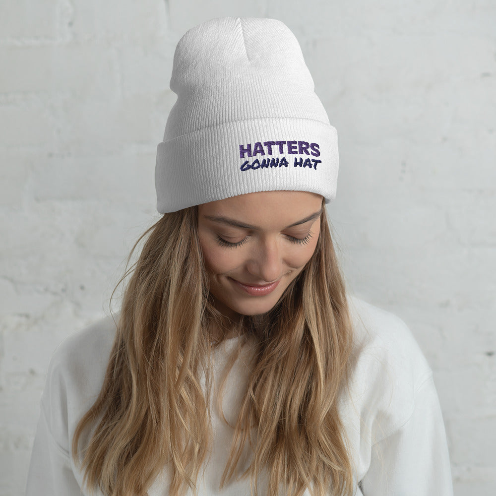 hatters gonna hat pipo tekstillä