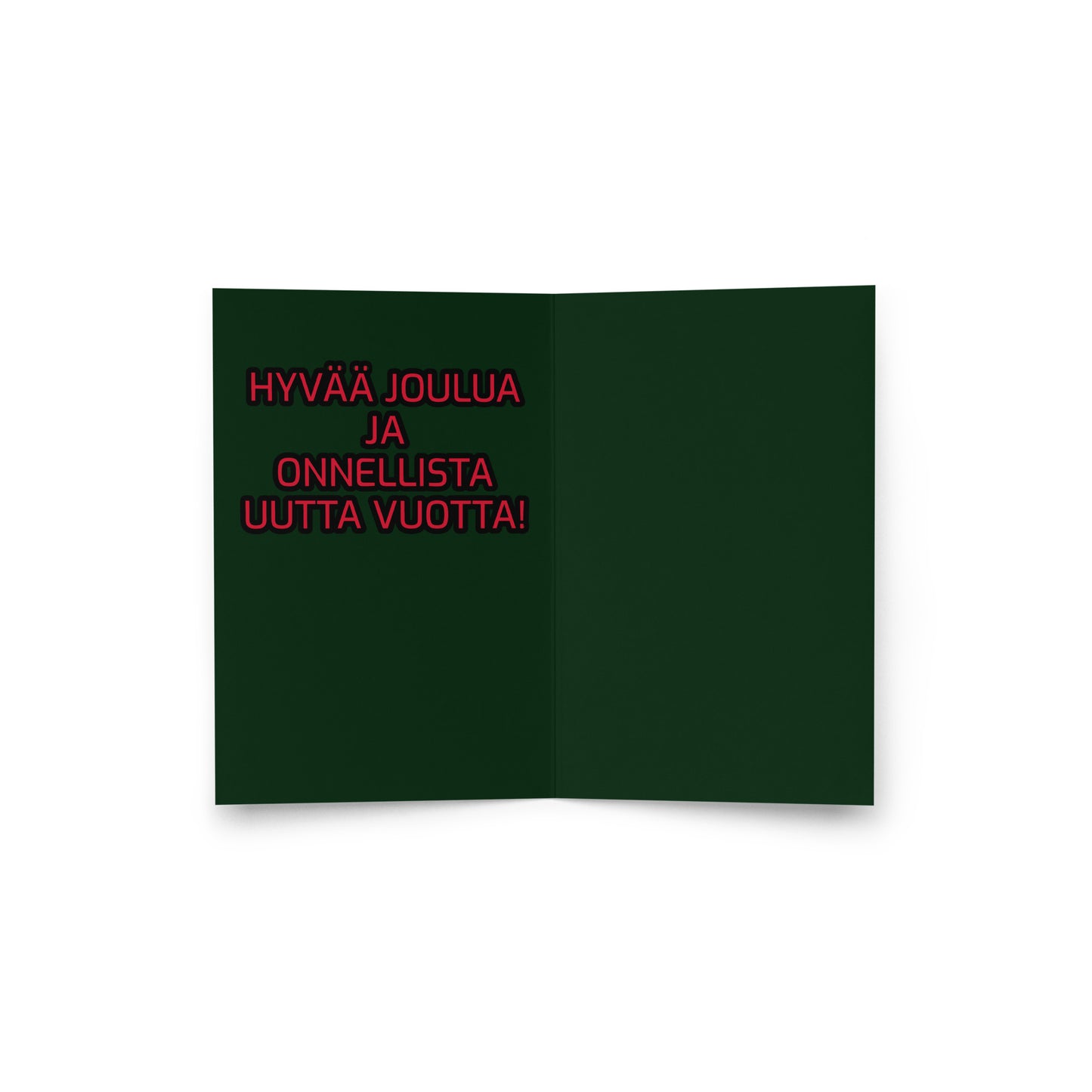 "Jouluja saatana" joulukortti