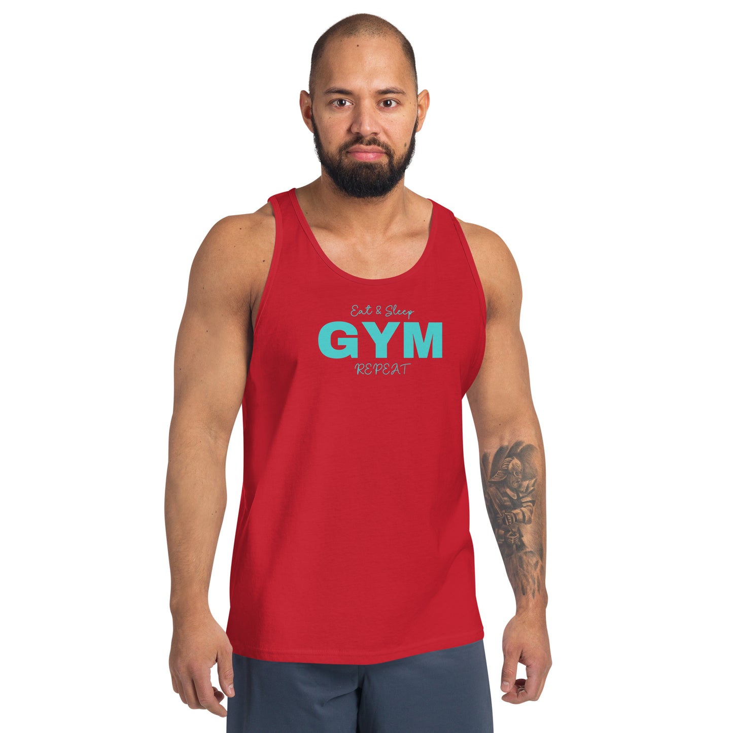 "Gym" miesten hihaton paita