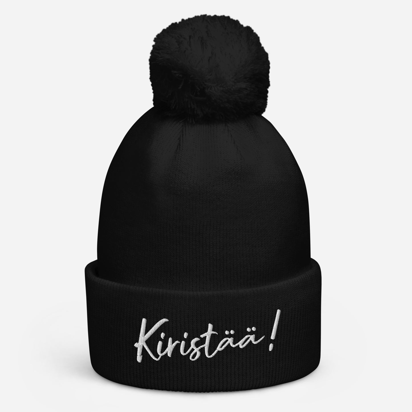 "Kiristää 2.0" pipo tupsulla (Facebook toive)