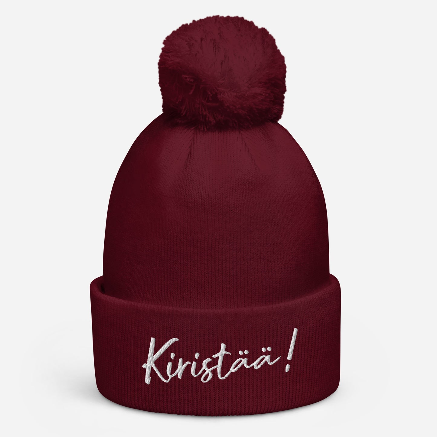 "Kiristää 2.0" pipo tupsulla (Facebook toive)