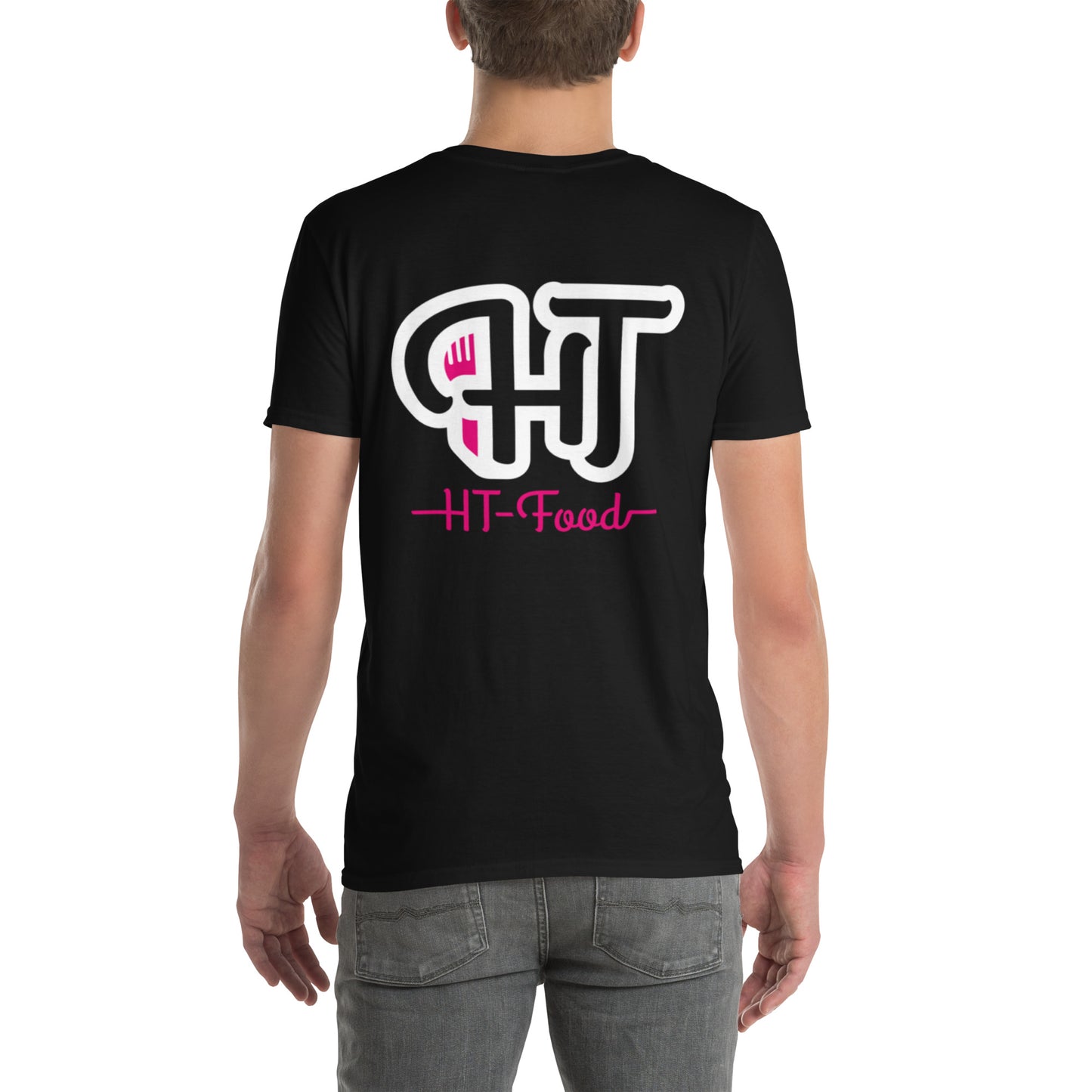 Unisex-T-Shirt „HT Food“ (Logo auf der Rückseite)