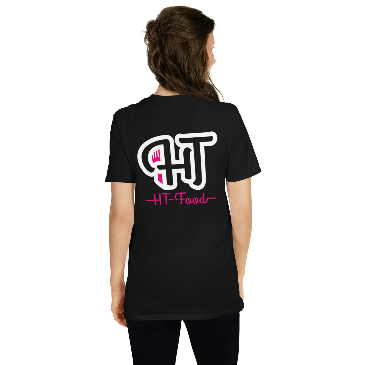 Unisex-T-Shirt „HT Food“ (Logo auf der Rückseite)