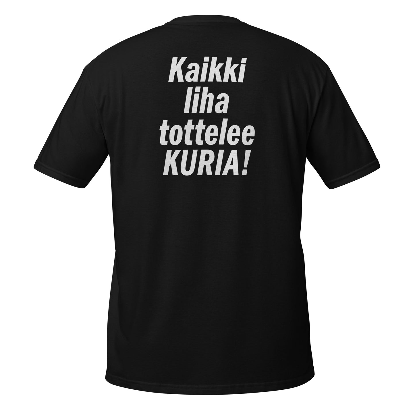 "Suomalaisen miehen vartalo" t-paita (asiakastoive)