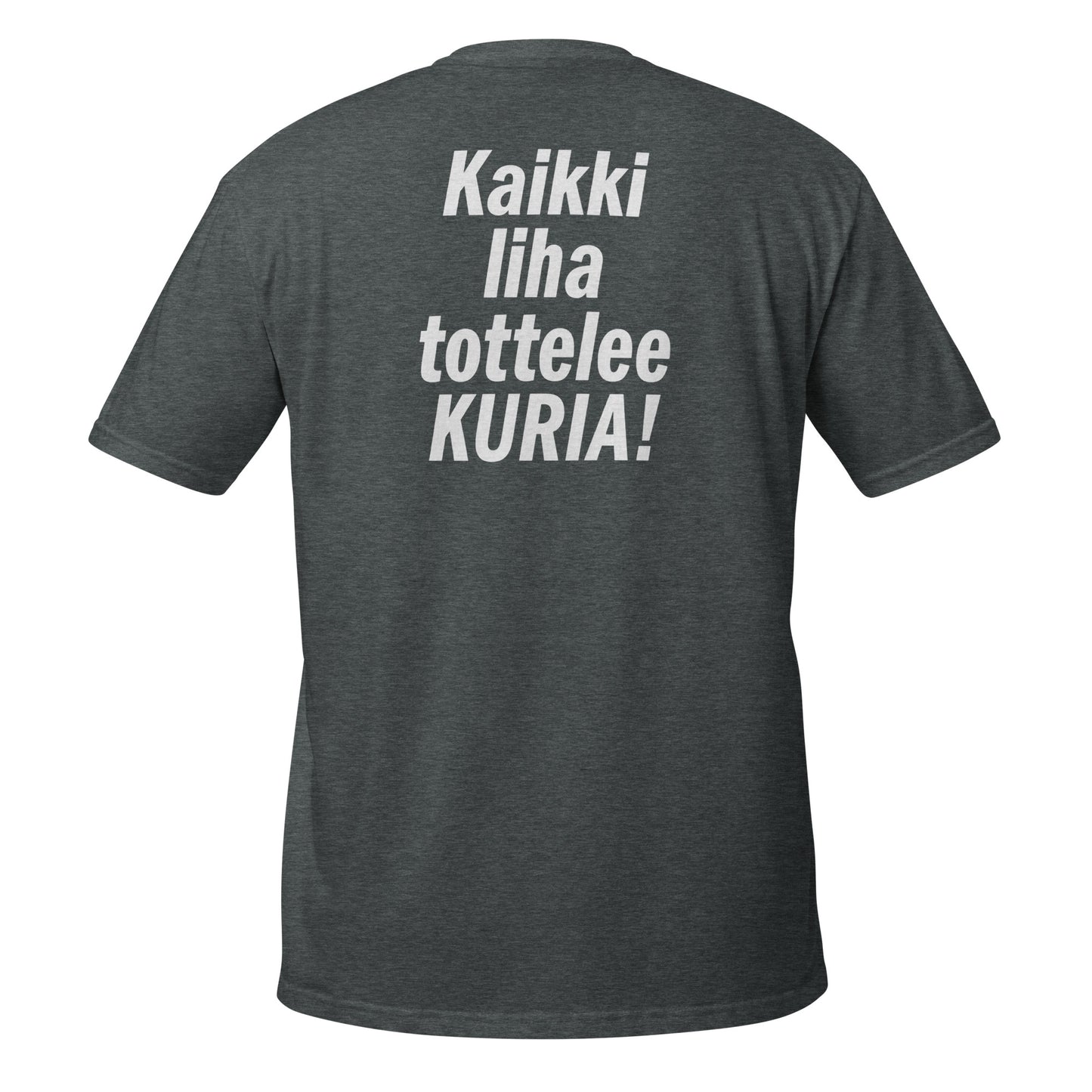 "Suomalaisen miehen vartalo" t-paita (asiakastoive)