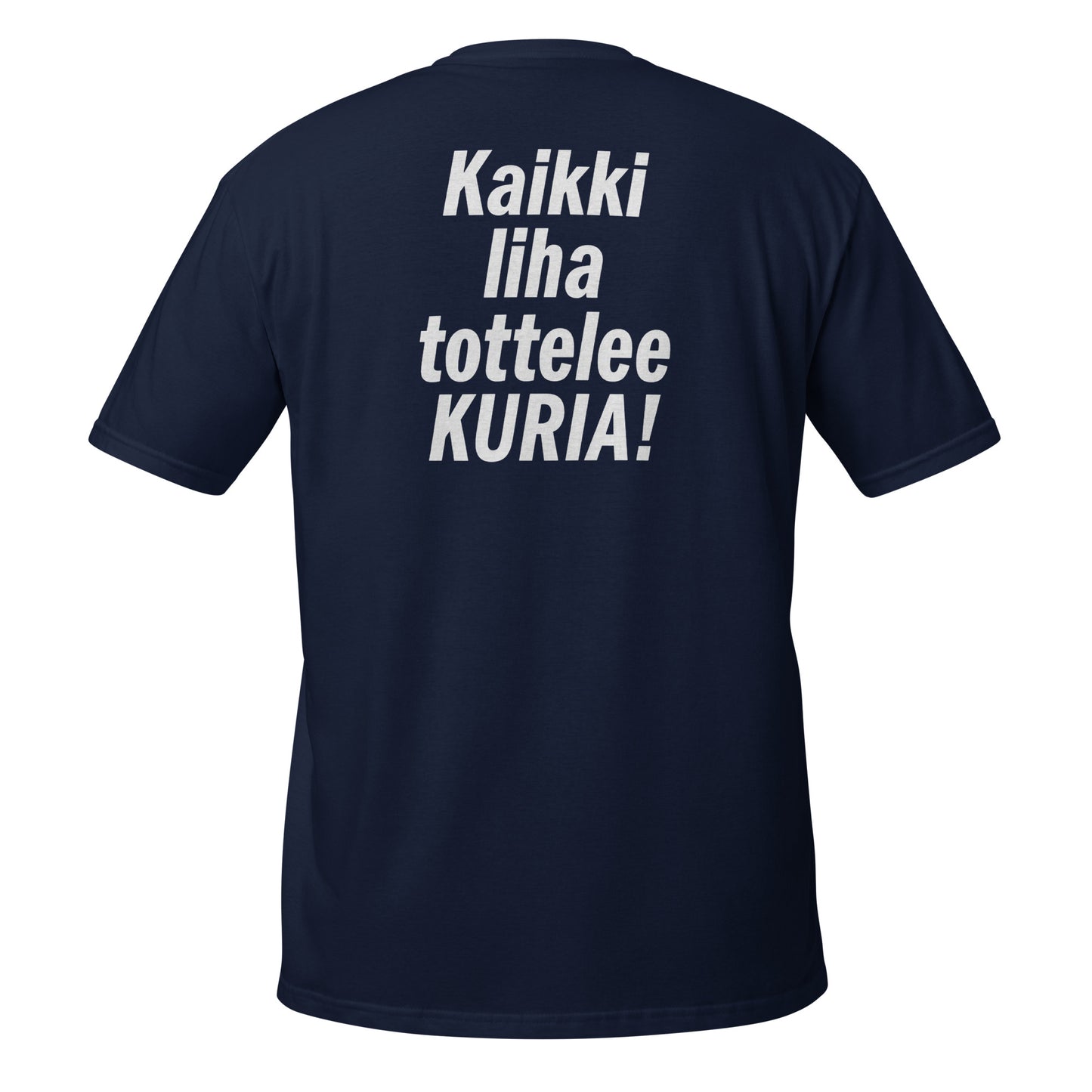 "Suomalaisen miehen vartalo" t-paita (asiakastoive)