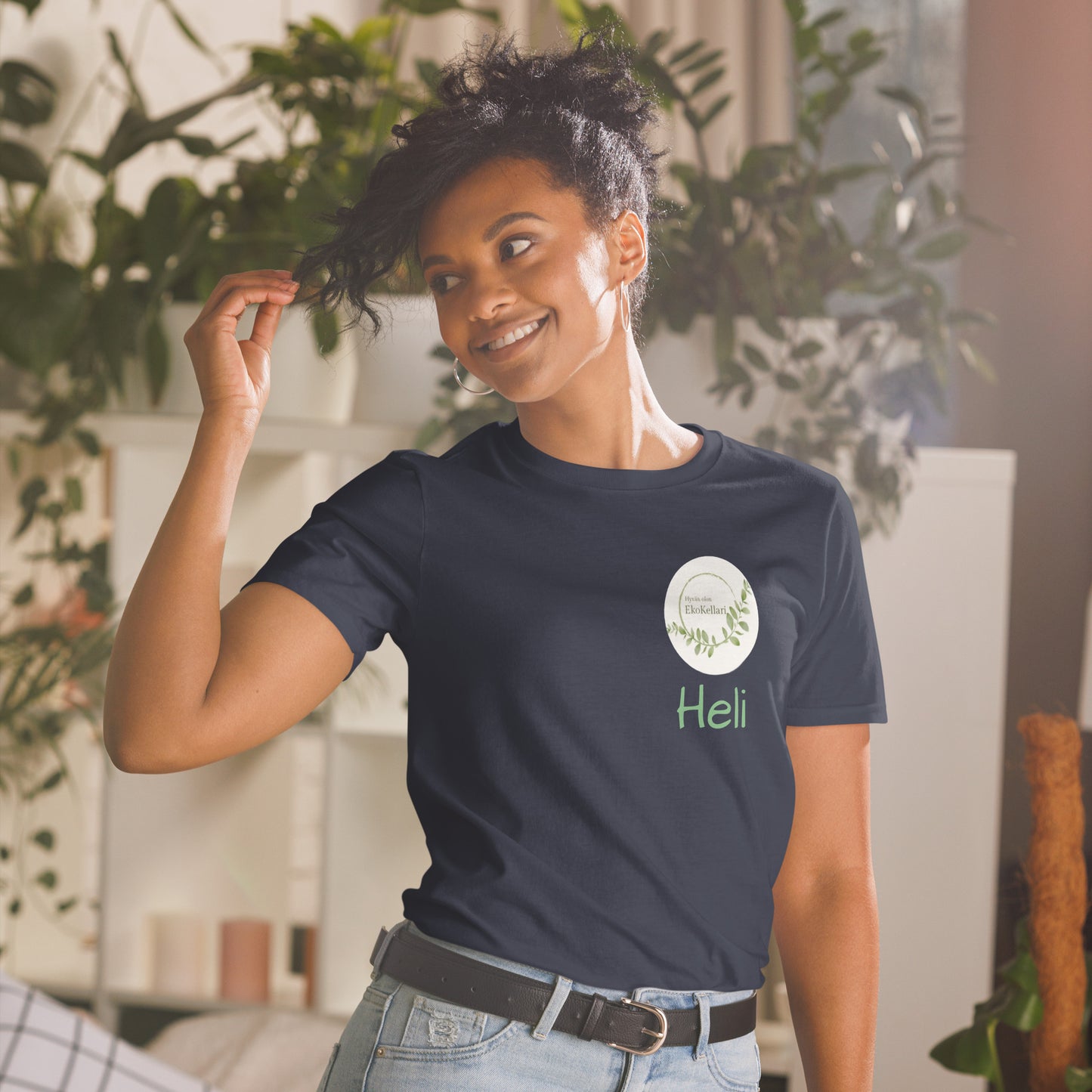 "Hyvän Olon Ekokellari" unisex t-paita