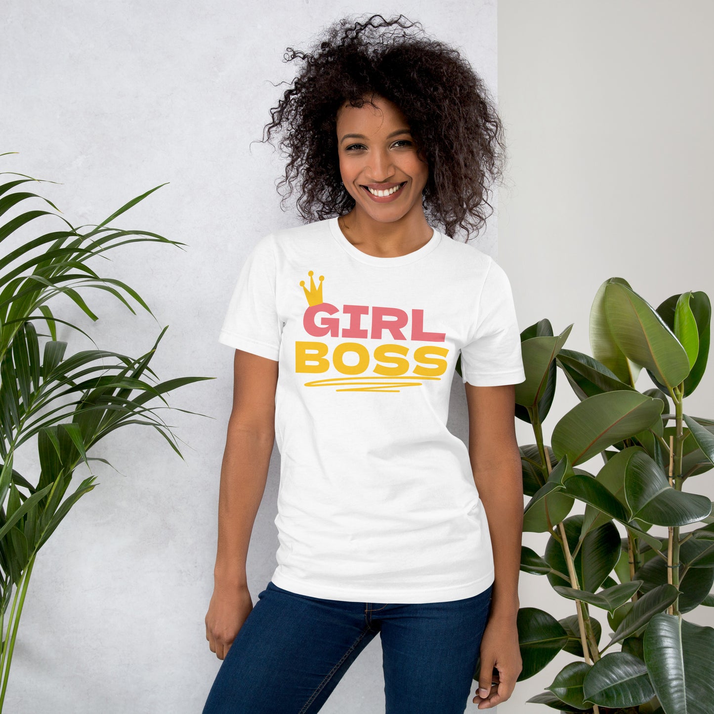 "Girl Boss" naisten t-paita