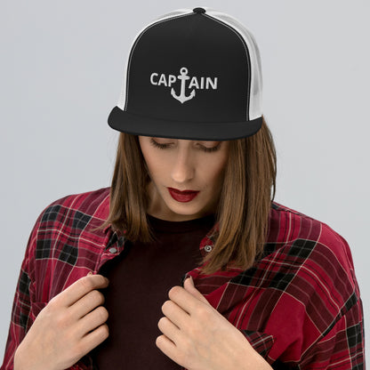 "Captain" trucker cap