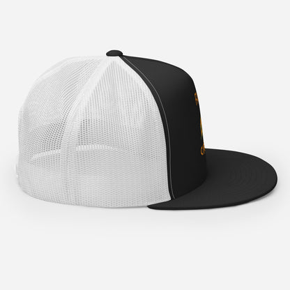 Trucker-Cap „Fatcock“, Jägerfarben (DTF-Druck)