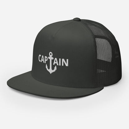 "Captain" trucker cap