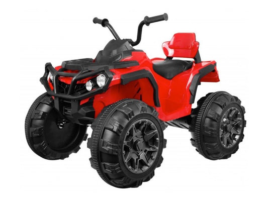 RollZone children's electric quad bike with rubber tires (red)