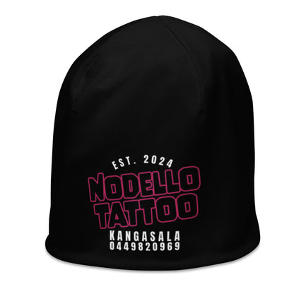 "Nodello Tattoo" thin tricot beanie