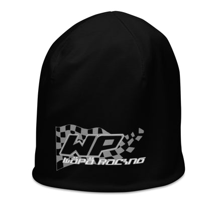 "Wäpä racing" ohut trikoopipo, harmaa logo