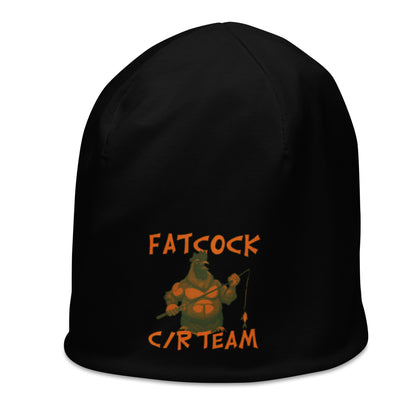 "Fatcock" thin tricot beanie, Jäger colors