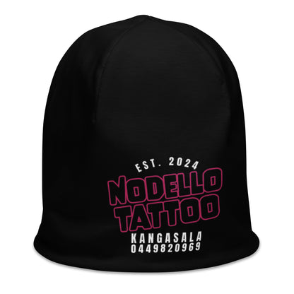 "Nodello Tattoo" thin tricot beanie