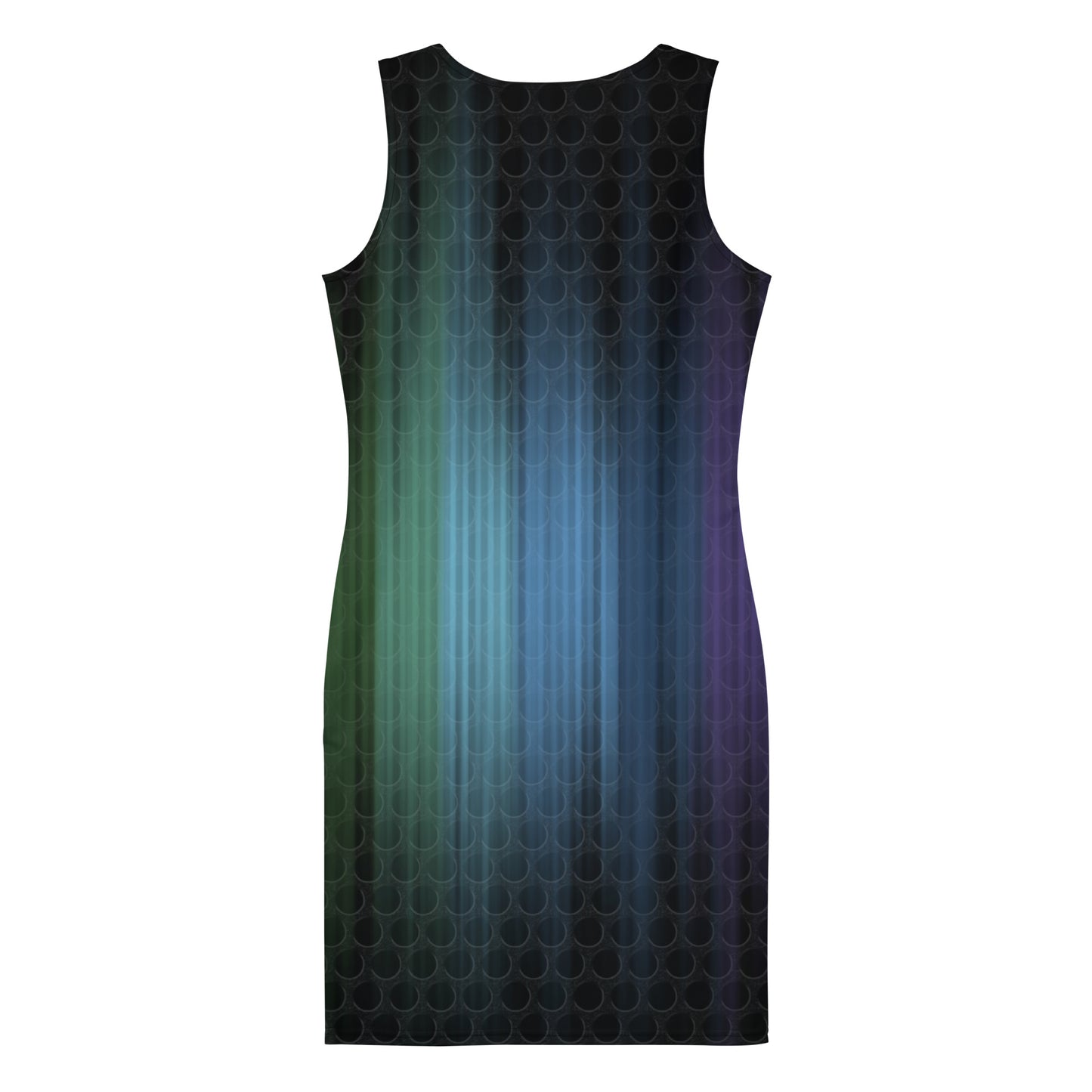 "Spektrin värit" kuvioitu mekko