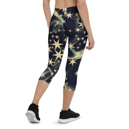 "Stars" capri leggings