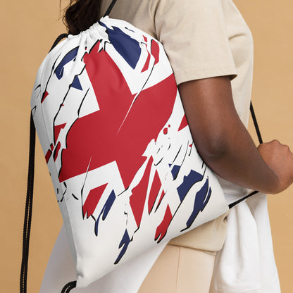 "UK" drawstring bag
