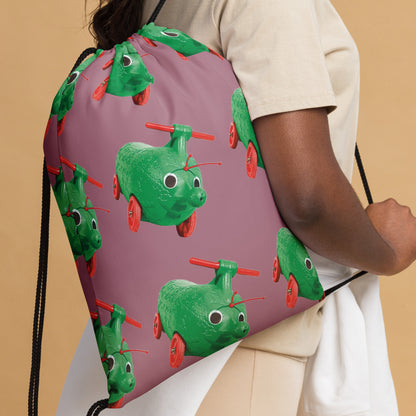 "Kurkkumopo" drawstring bag