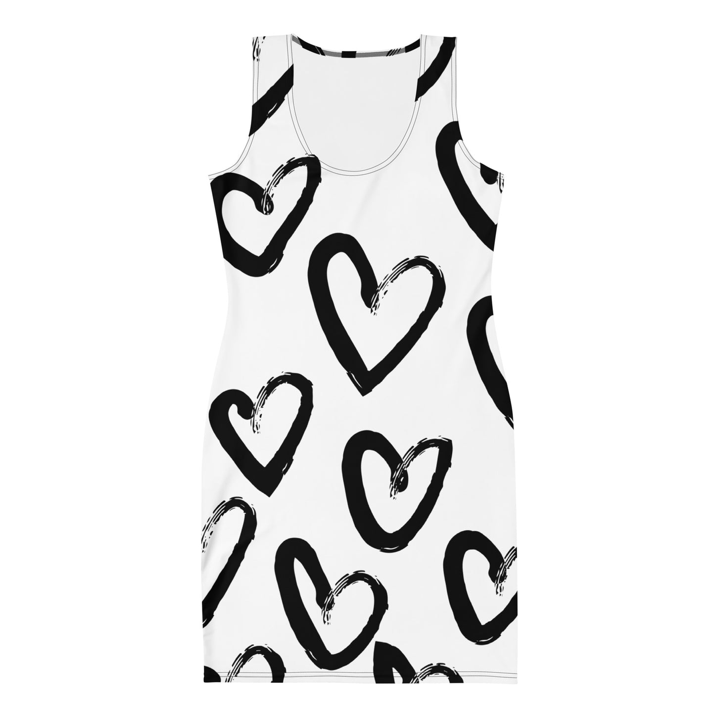 "Heart" patterned dress