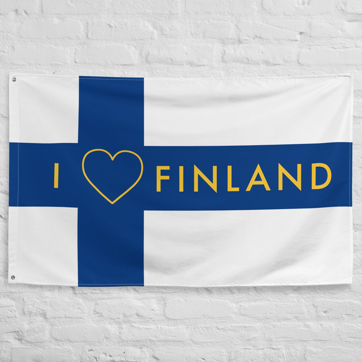 "I love Finland" Suomen lippu