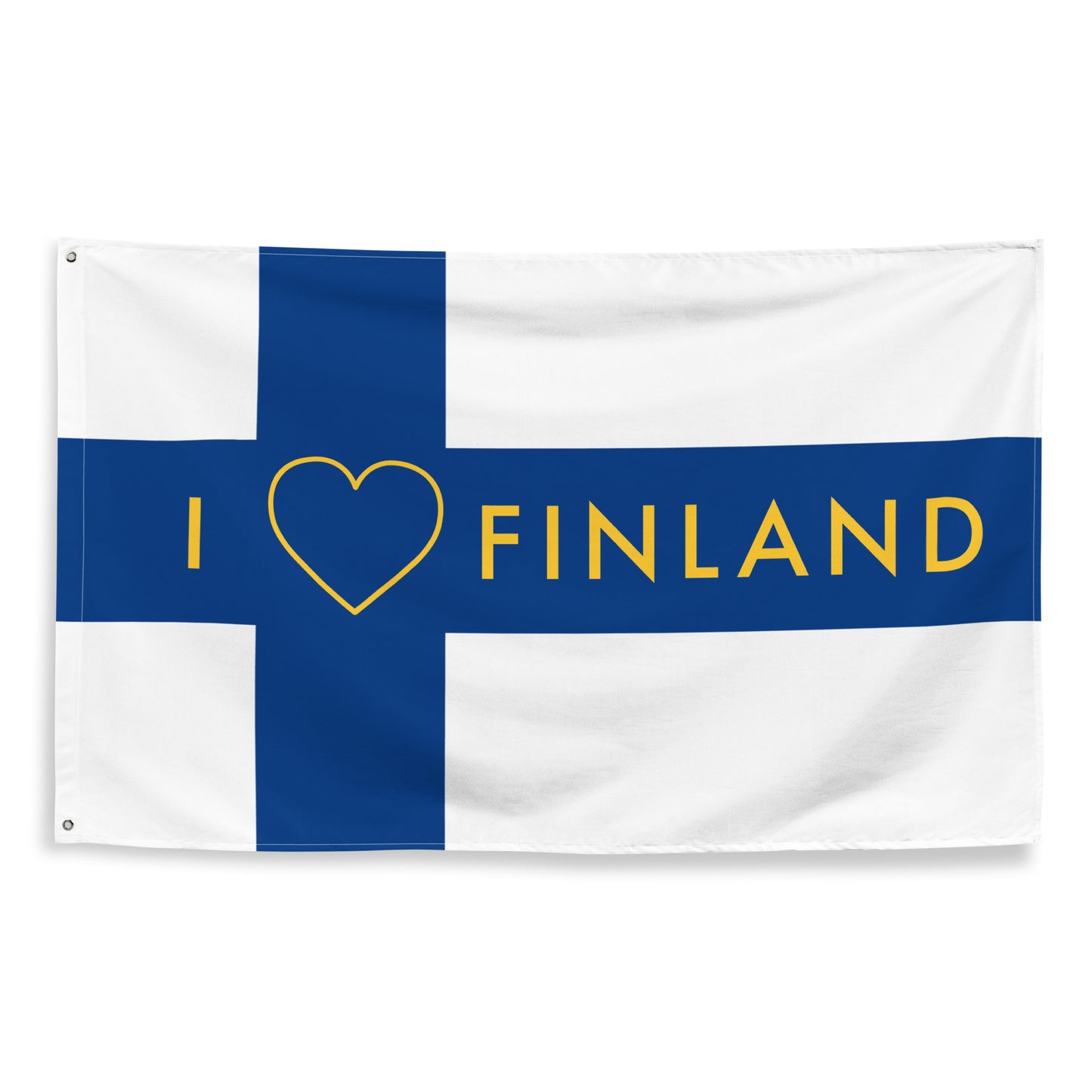 "I love Finland" Finnish flag
