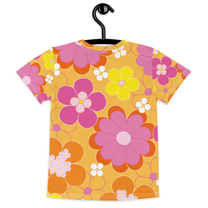 "Kukka" kuvioitu lasten t-paita