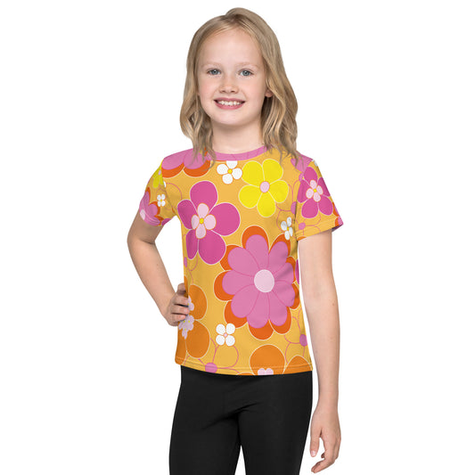 Kinder-T-Shirt mit Blumenmuster