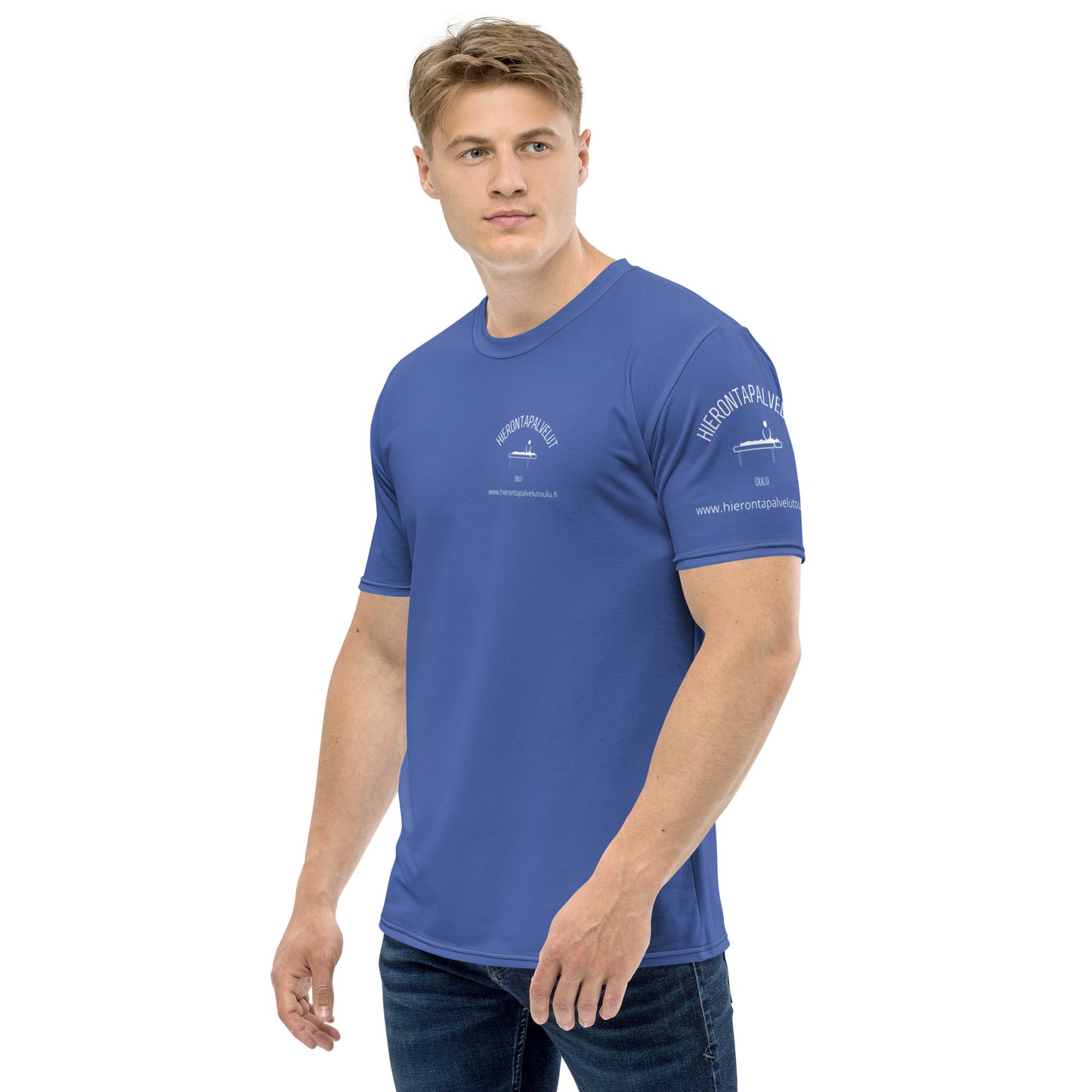 "Massage services Oulu" technical t-shirt