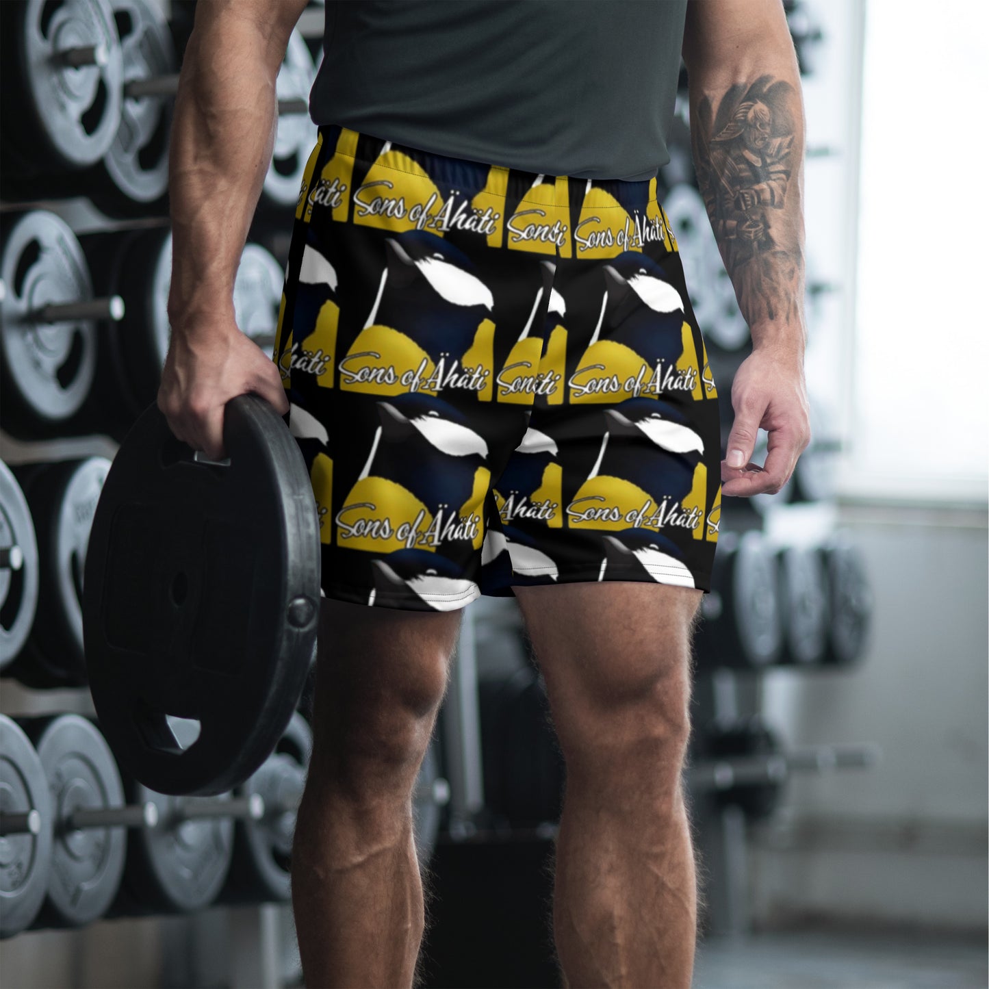 "Sons of Ähäti" men's sports shorts