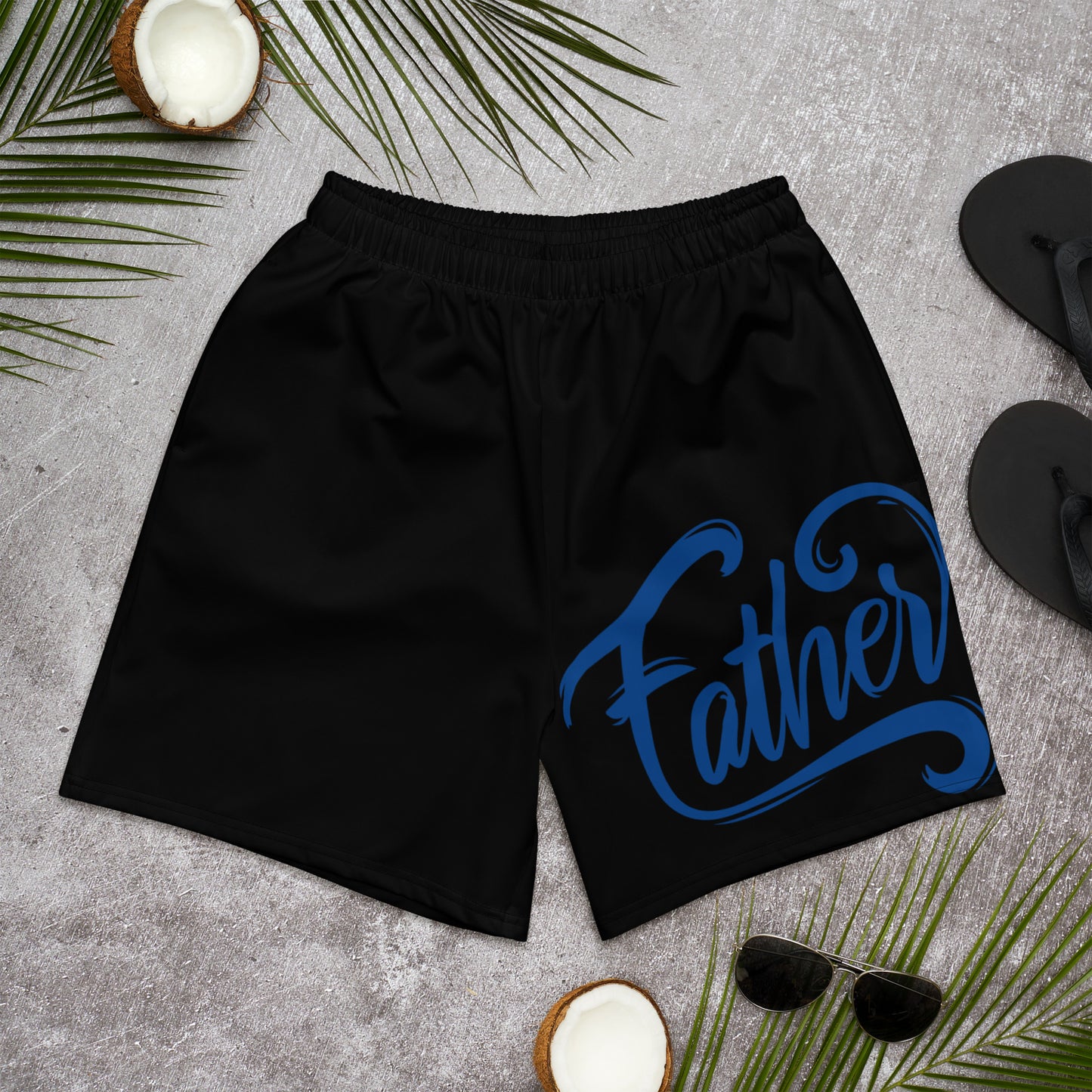 "Father" men's sports shorts (ecological)