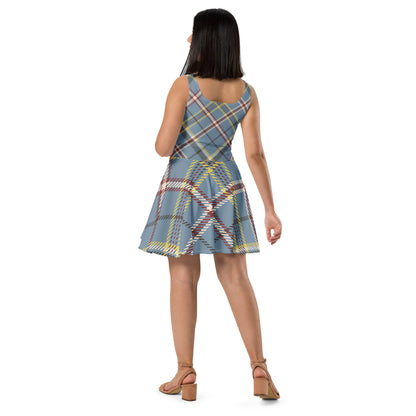 "Tartan" patterned dress