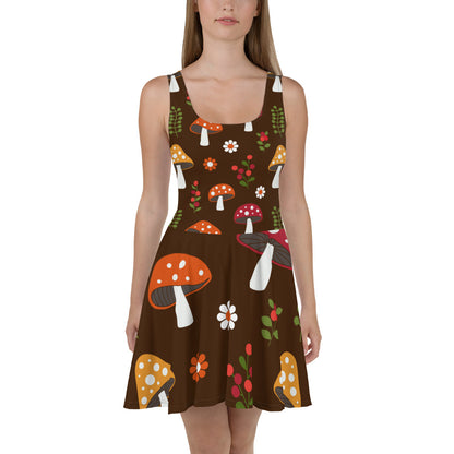 "Mushroom" patterned dress
