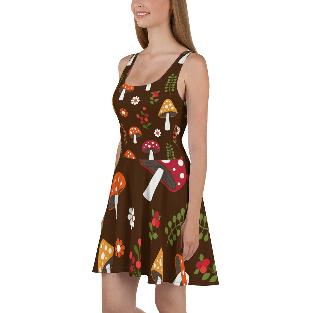 "Mushroom" patterned dress